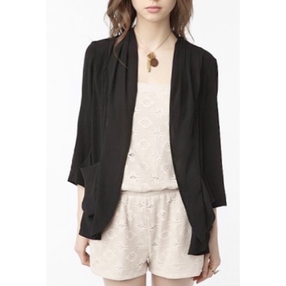 Kimchi Blue Jackets & Blazers - Kimchi Blue Black Blazer